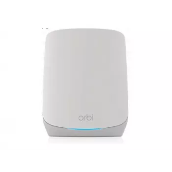 NETGEAR Orbi RBK763S Triju dažnių juostų (2.4 GHz / 5 GHz / 5 GHz) Wi-Fi 6 (802.11ax) tinklo sistema, balta, 3 vnt. - RBK763S-100EUS
