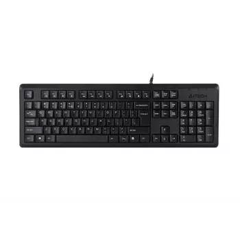 A4Tech KR-92 klaviatūra Universal USB QWERTY angliška Juoda