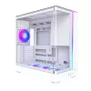 Kompiuterio korpusas Montech KING 45 PRO (W) – balta MIDI bokšto dėžė, skirta Micro ATX / Mini-ITX