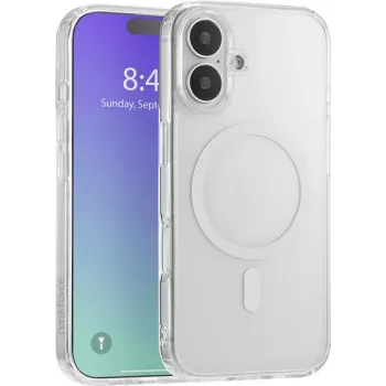 Renkforce RF-6676266 Galinis dangtelis Apple iPhone 16 Skaidrus, suderinamas su MagSafe, indukcinis (RF-6676266)