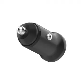 Automobilinis kroviklis FIXED FIXCC20N-CU-BK — USB-C ir USB-A prievadai, 20W galia, kompaktiškas