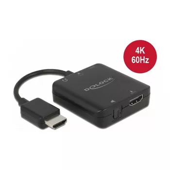 HDMI garso ištraukiklis DeLOCK 4K 60 Hz kompaktiškas