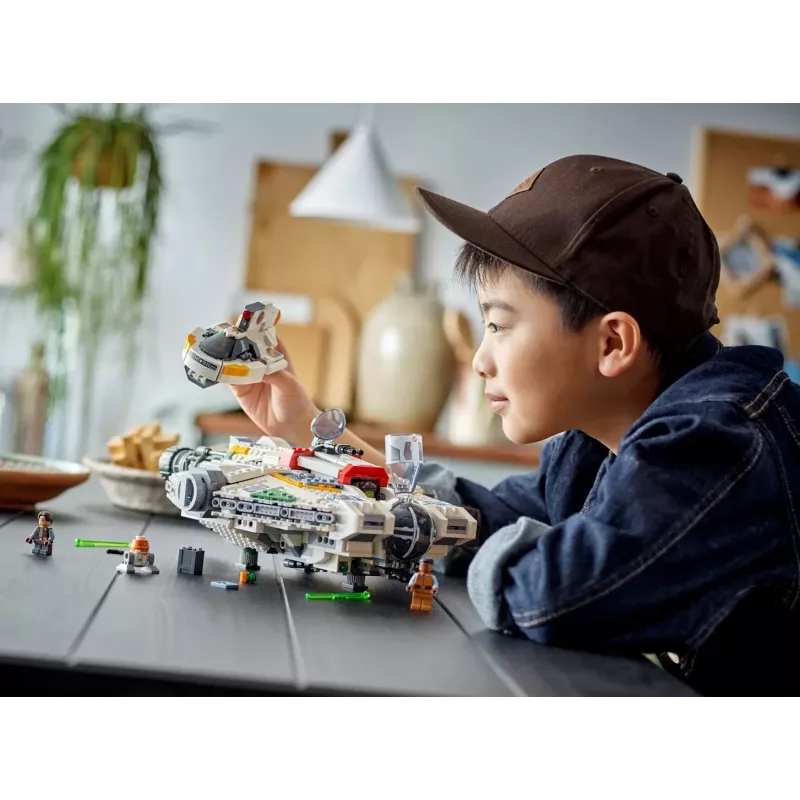 LEGO Star Wars žaidimų rinkinys 75357 — „The Ghost“ ir „Phantom II“, 1 394 detalės, 4 minifigūrėlės, nuo 10 metų