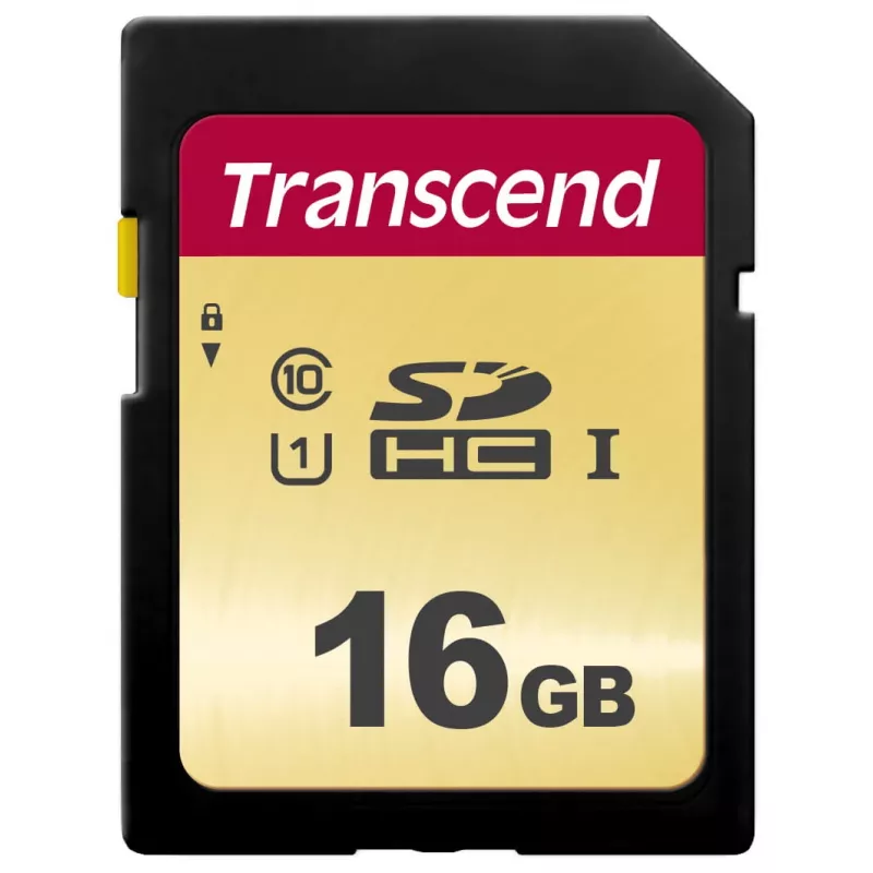 „Transcend 16 GB SDHC UHS-I 500S“ atminties kortelė