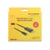 Vaizdo kabelio adapteris DeLOCK 85259 USB Type-C į HDMI 2m Juoda