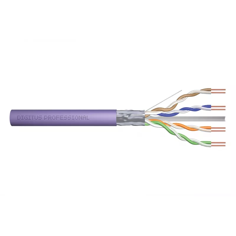 Tinklo kabelis Digitus DK-1624-VH-1 F/UTP Cat.6 100m Juodas