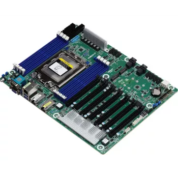 Serverinė motininė plokštė ASRock ROMED8-2T/BCM, AMD EPYC 7003, lizdas SP3, ATX, 8× DDR4 DIMM, 3× RJ-45, 10× SATA III, 7× PCIe x16 Gen4