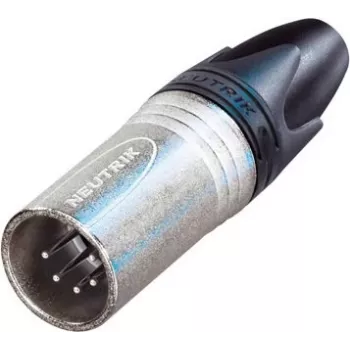 Neutrik XLR jungties kištukas, tiesus, 5 polių, sidabrinis NC5MXX, 1 vnt.