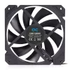 Alphacool Core 120 mm ventiliatorius 3000 RPM 7.83 mmH2O dvigubas rutulinis guolis juodas 120x120x25 mm