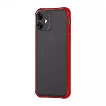 Devia Soft Elegant iPhone 11 Pro dėklas, permatoma raudona