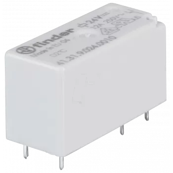 Finder PCB galios relė 24 VDC 400 mW (41.31.9.024.0010)