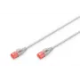 Tinklo kabelis ASSMANN Electronic DK-1617-010S RJ-45 Cat6 1m Pilka
