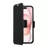 Dėklas SCREENOR Clever Apple iPhone 17 – MagSafe suderinamas, eko-oda su TPU rėmu, juodas
