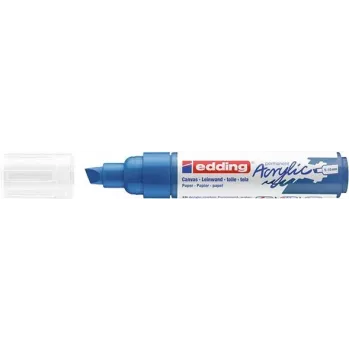 Edding 5000 Acrylic Marker Broad nuolatinis žymeklis, 5–10 mm kaltinis antgalis, mėlyna