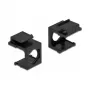 Keystone dangtelis DeLOCK 86739 juodas 9,7 mm skylė 4 vnt.