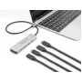 DeLOCK USB Type-C HUB 10 Gbps 4 prievadai aliumininis pilkas