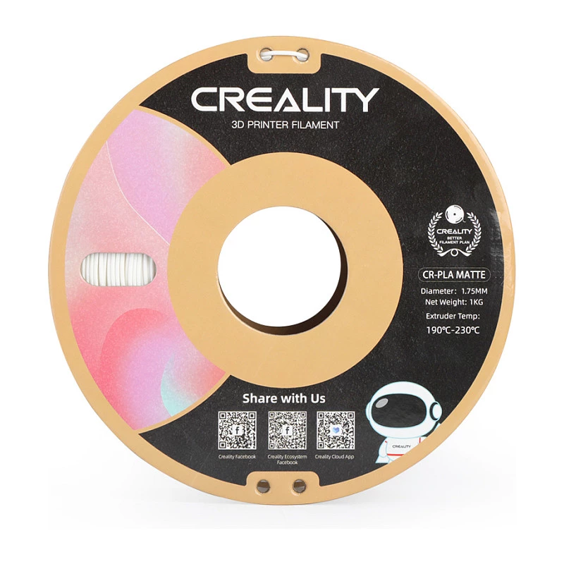 Filamento ritė Creality PLA 1,75 mm balta 1 kg (3301010296)