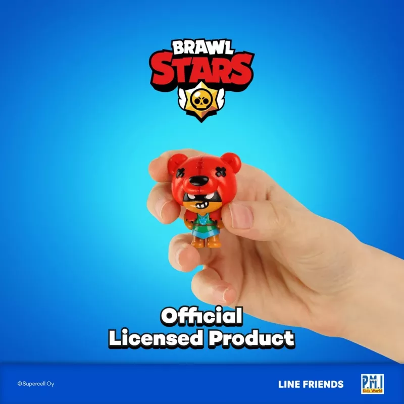 Brawl Stars S1 figūrėlės – 8 vnt. deluxe dėžutė VER.B