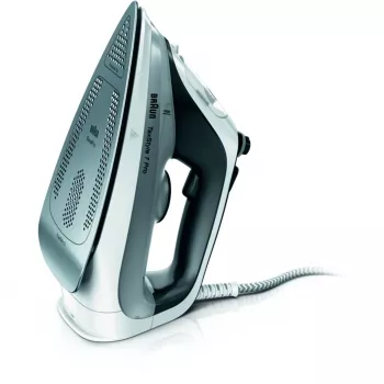 Braun TexStyle 7 Pro SI7149WB sausasis ir garinis lygintuvas su EloxalPlus pada 2900 W juodos ir baltos spalvos