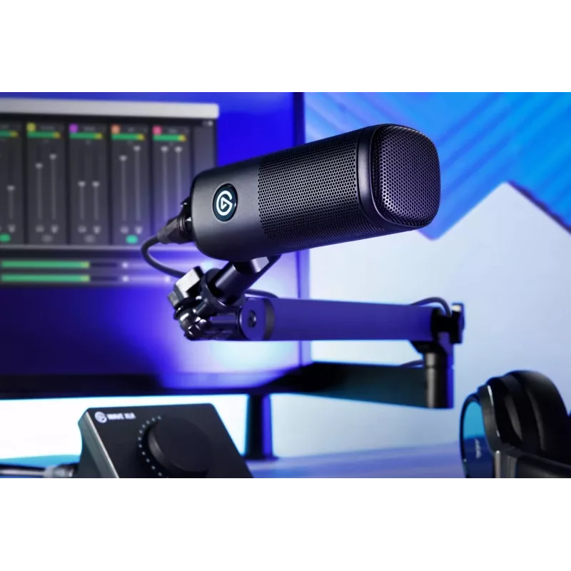 Mikrofonas PC Elgato Wave DX Juodas