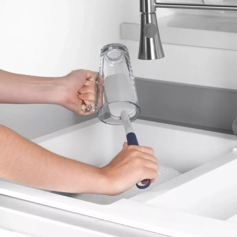 Šepetėlis indams Beldray Deep Clean LA032814FEU7 su guminiais šereliais, ergonomiška rankena