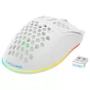 Belaidė RF pelė žaidimams Deltaco GAM-120-W, balta, USB Type-C