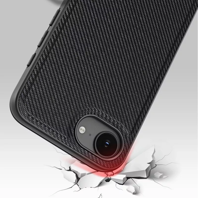 Nevox 2499 dėklas iPhone 16e juodas 15,5 cm