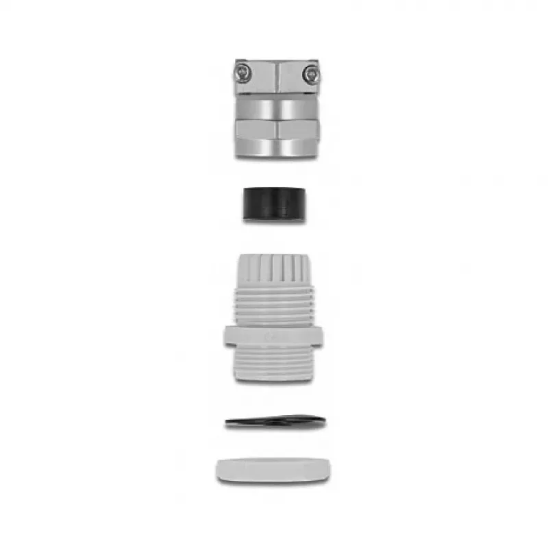 Kabelio įvadas DeLOCK 60360 pilkas metalas plastikas 1 vnt.