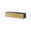 Cama TV stand VIGO 140 30/140/40 Juoda/wotan oak