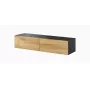Cama TV stand VIGO 140 30/140/40 Juoda/wotan oak