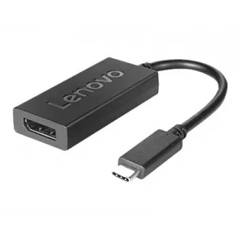 Lenovo 4X90Q93303 vaizdo kabelio adapteris 0,2 m USB Type-C – DisplayPort juodas