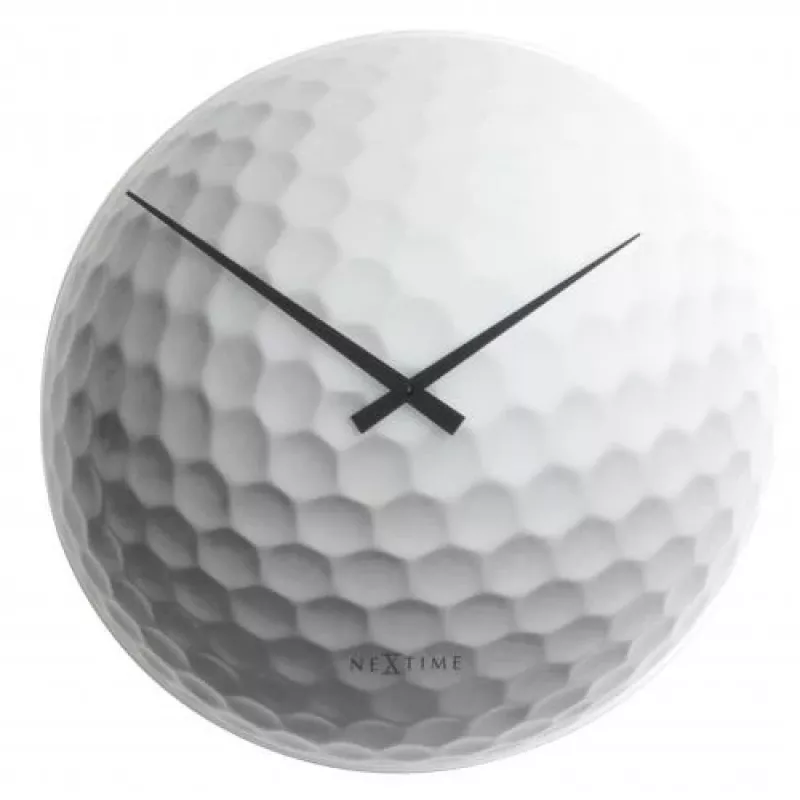 NeXtime laikrodis 8806 Tiger, Ø30 cm, sieninis, baltas