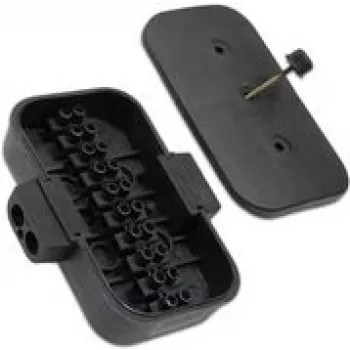 Paskirstymo dėžė IWH 019063 — 10 polių vandeniui atsparus PVC korpusas
