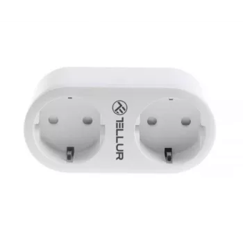 Tellur WiFi AC Dual Plug su energijos matavimu, 16A, 3680W