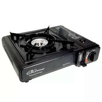ELICO BDZ-155B Nešiojama kempingo dujinė viryklė 2,2 kW kasetėms, pjezo uždegimas