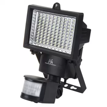Maclean MCE442 Saulės energijos LED prožektorius su judesio jutikliu, sieninis, IP44, 6W, 6000K
