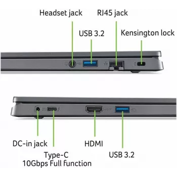 Nešiojamas kompiuteris Acer Aspire 17 A17-51GM 17,3 col. Intel Core 7 150U 16 GB RAM 1.024 TB SSD GeForce RTX 2050 Win 11 Home