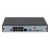 Tinklinis vaizdo registratorius DAHUA Lite NVR2108HS-8P-4KS3 — 8 kanalų, 4K max, SATA HDD, 1U, PoE