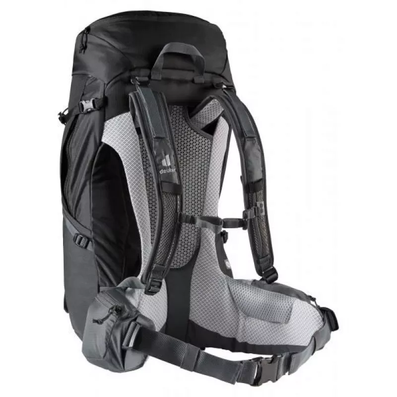 Kuprinė DEUTER Futura Pro 34 SL, moteriška žygių kuprinė, 34 L, 1,56 kg, ventiliacija, hidracija 3 L, laikiklis šalmui, vidinis plieninis rėmas