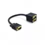 VGA adapteris DeLOCK 65060 Kištukas į 2x Lizdą 0,2 m