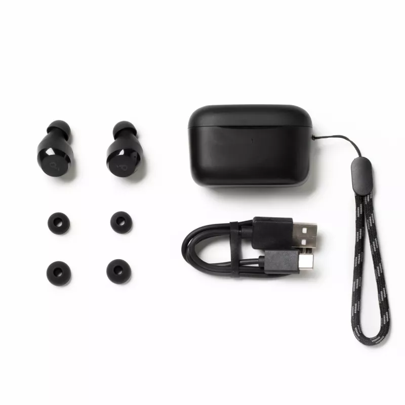 Belaidės ausinės į ausis Anker A25i — Bluetooth, intraauralinės, juodos