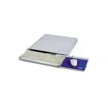APRA apraNET - Rack klaviatūros lentyna - šviesiai pilka, RAL 7035 - 1U - 48,3 cm (19 inch)
