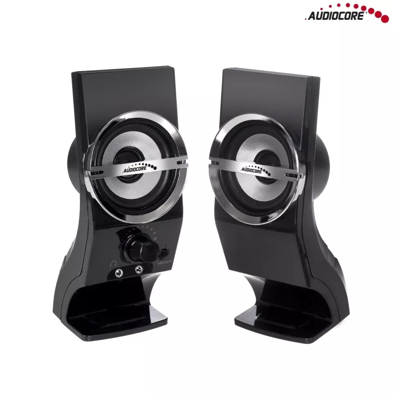 Audiocore AC805 stereo garsiakalbiai 2.0 PC 6W juodi