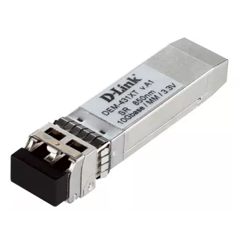 D-Link DEM-431XT 10GBase-SR SFP+ siųstuvas-imtuvas, 80/300 m, 10 Gbit/s, SFP+, LC, 50/125, 62.5/125 µm