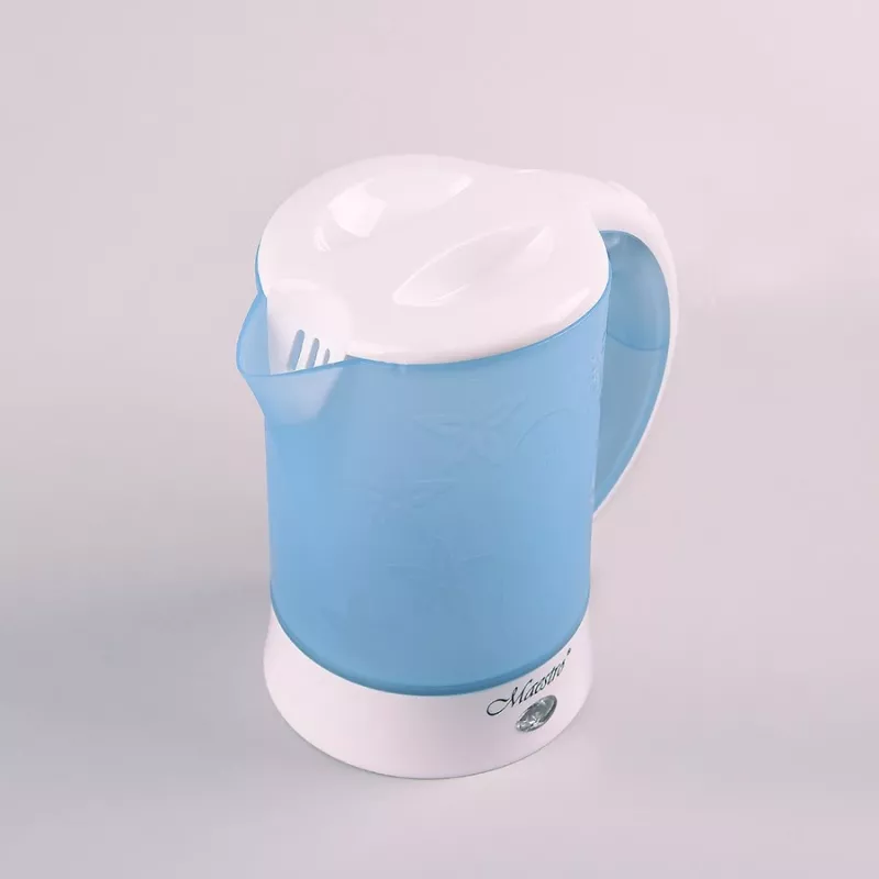 Elektrinis virdulys Maestro MR010 0,6 L 600 W – mėlynai baltas, vandens lygio indikatorius, apsauga nuo perkaitimo