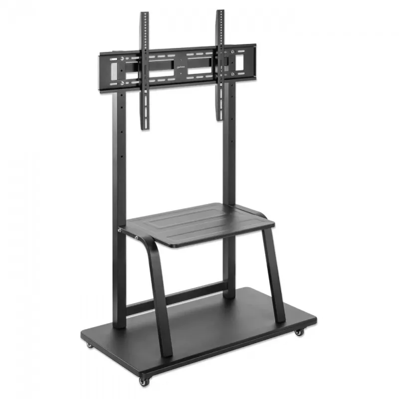 Mobilus stovas televizoriui MANHATTAN 1-ekranui 37–100 col. Juodas VESA 200x200–800x600 Maks. 150 kg