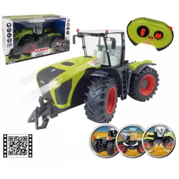 Nuotolinio valdymo traktorius Happy People Claas Xerion 5000 su besisukančia kabina