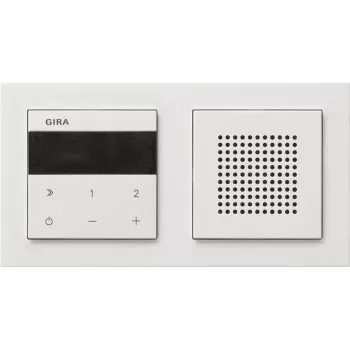 GIRA 232029 UP-Radio IP Garsiakalbis + Rėmelis E2 Gira E2