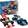 LEGO CITY 60464 F1 - Williams Racing ir Haas F1 lenktyniniai automobiliai