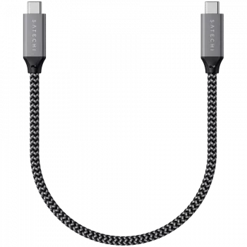 USB kabelis Satechi ST-U4C25M USB4 Gen 3x2 0,25 m juoda pilka